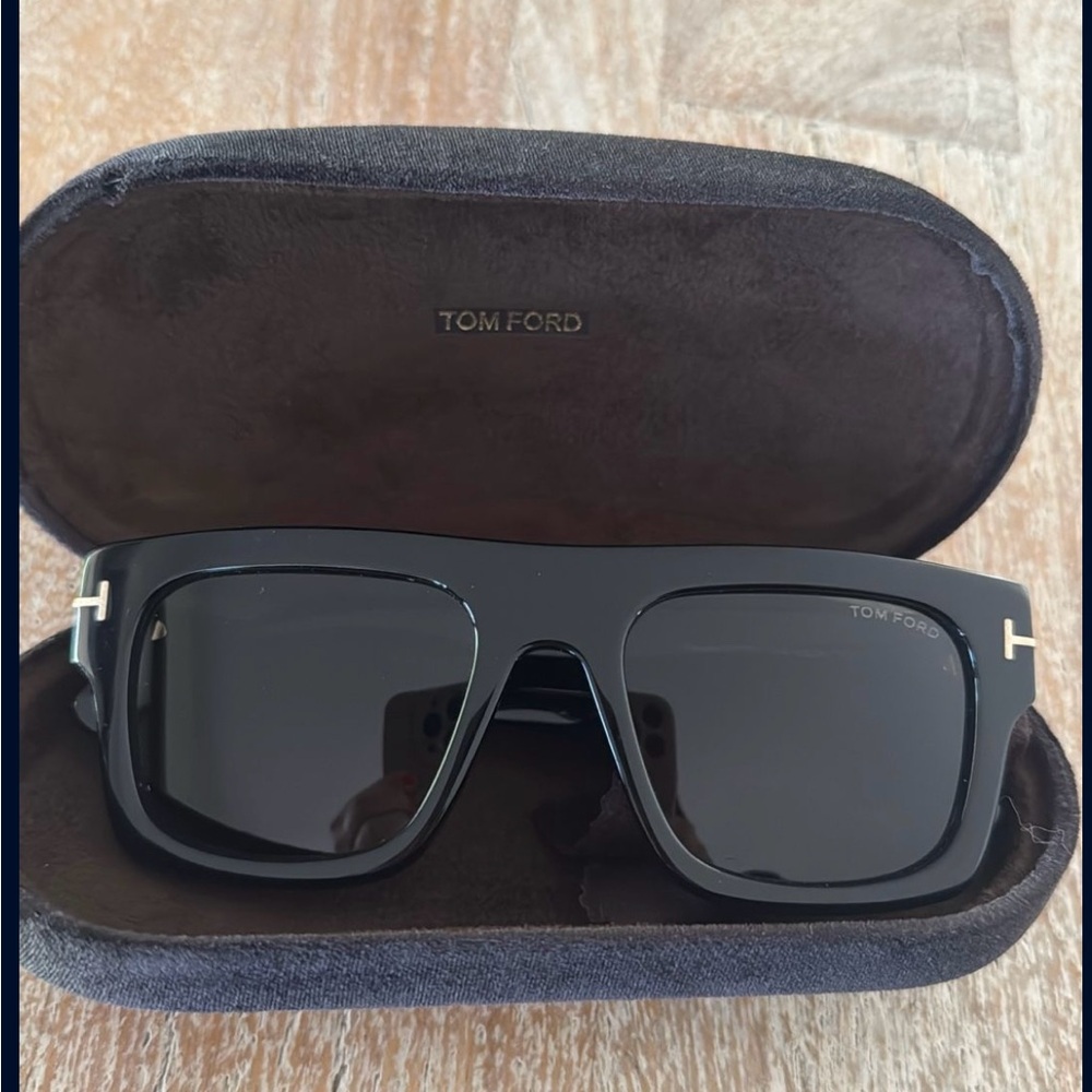 Tom Ford Glossy Black Sunglasses